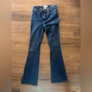 Frame high rise flare Denim Classic Indigo Jeans